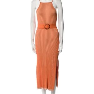 NICHOLAS Striped Orange Maxi Dress
